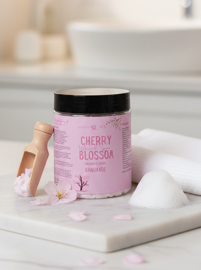 Cherry Blossom Whipped Soap – Divinity Beauty