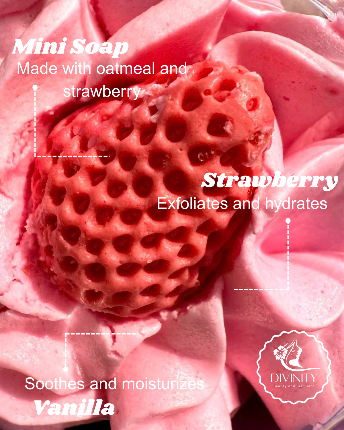 Strawberry Pound Cake Whipped Soap