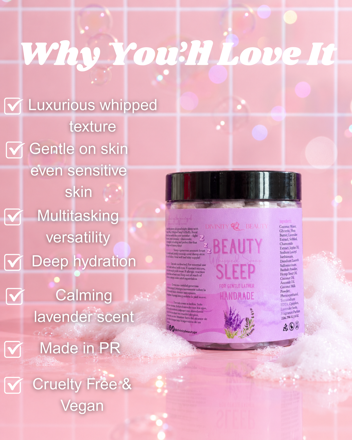 Beauty Sleep Whipped Soap