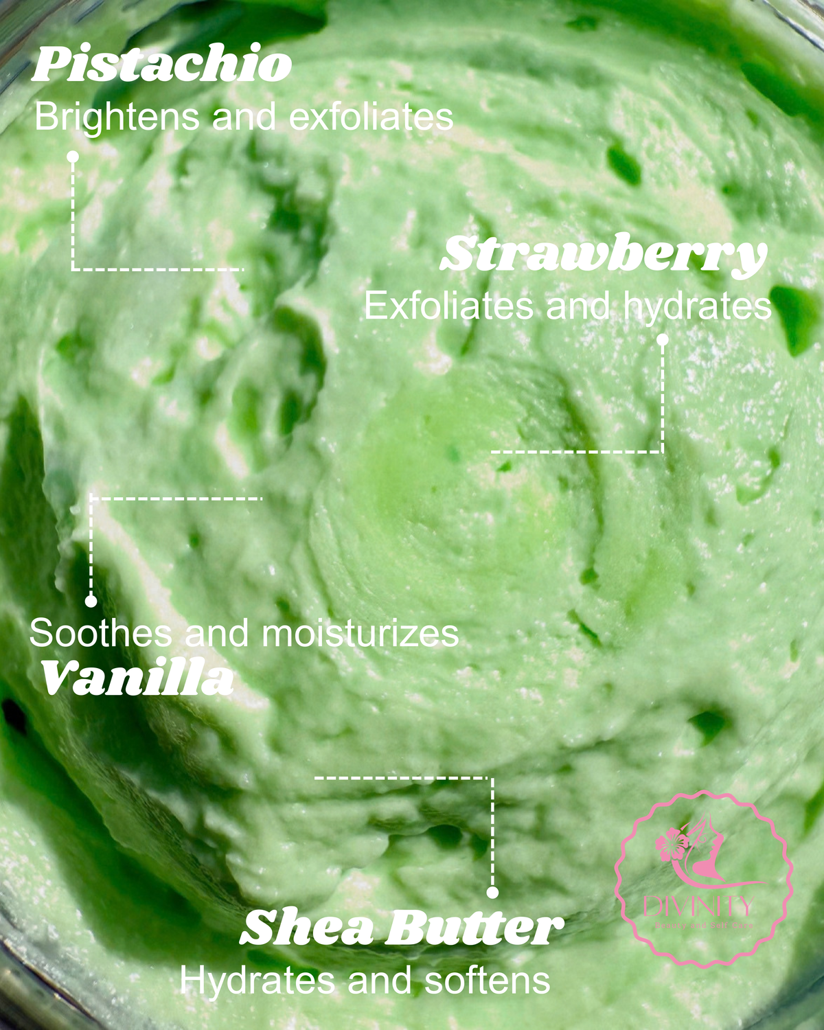 Jabón Batido de Helado de Pistacho