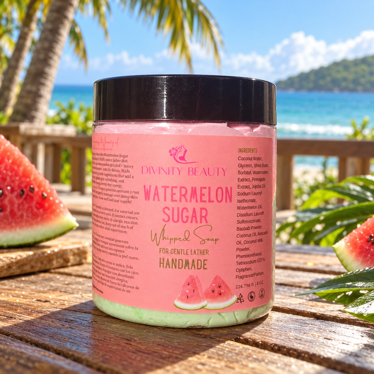 Watermelon Sugar Whipped Soap