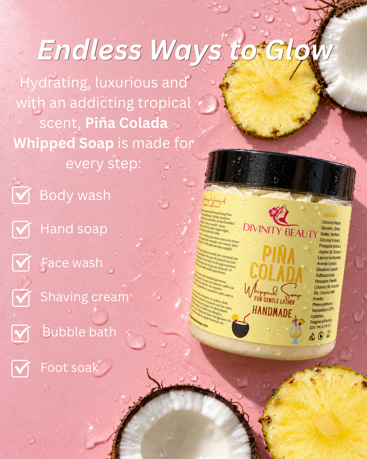 Piña Colada Whipped Soap