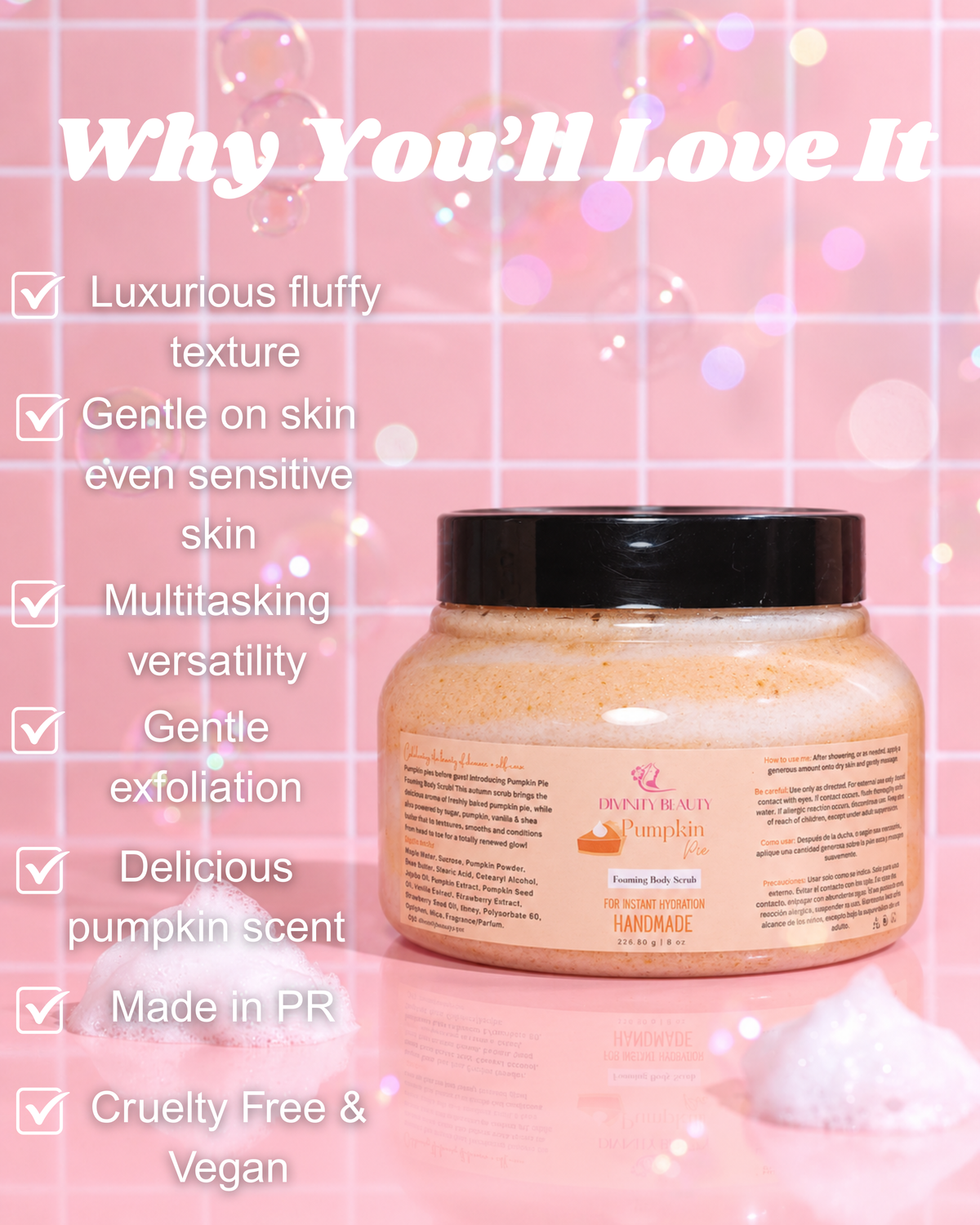 Pumpkin Pie Foaming Body Scrub
