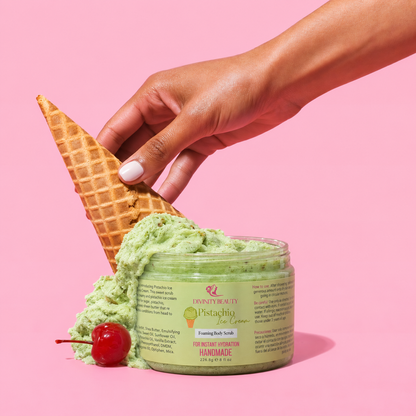 Pistachio Ice Cream Foaming Body Scrub