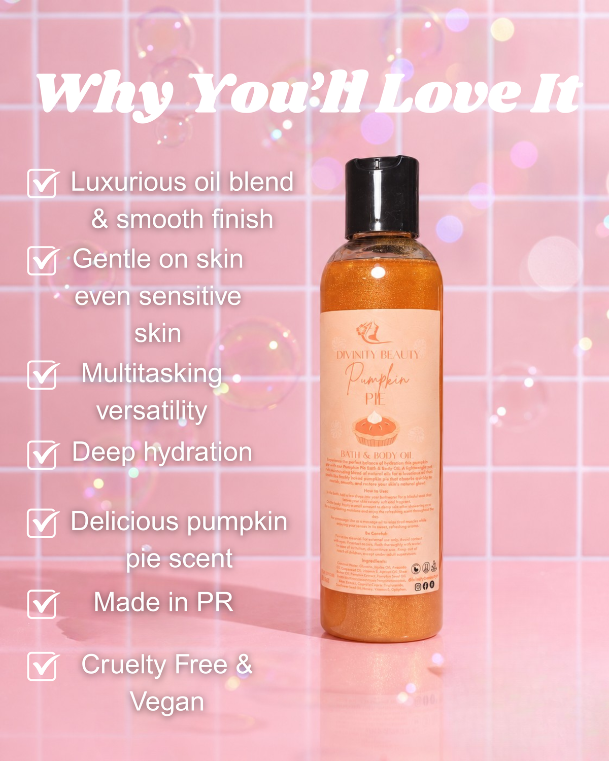Pumpkin Pie Bath & Body Oil