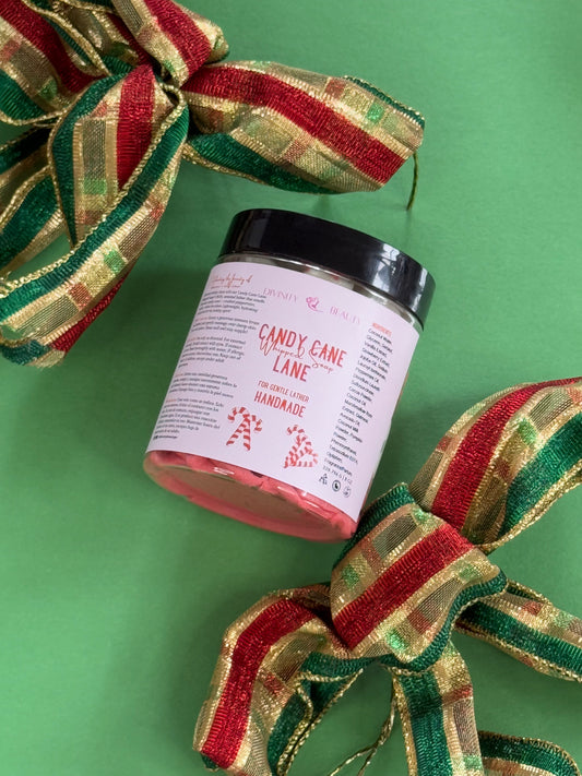 Candy Cane Lane Whipped Soap
