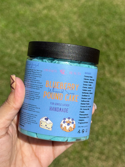 Blueberry Pound Cake Whipped Soap