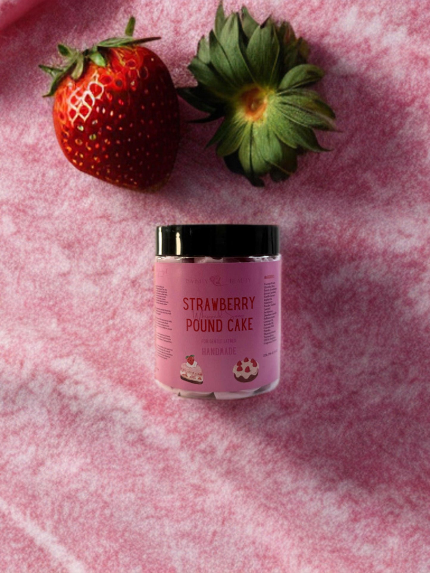 Strawberry Pound Cake Whipped Soap