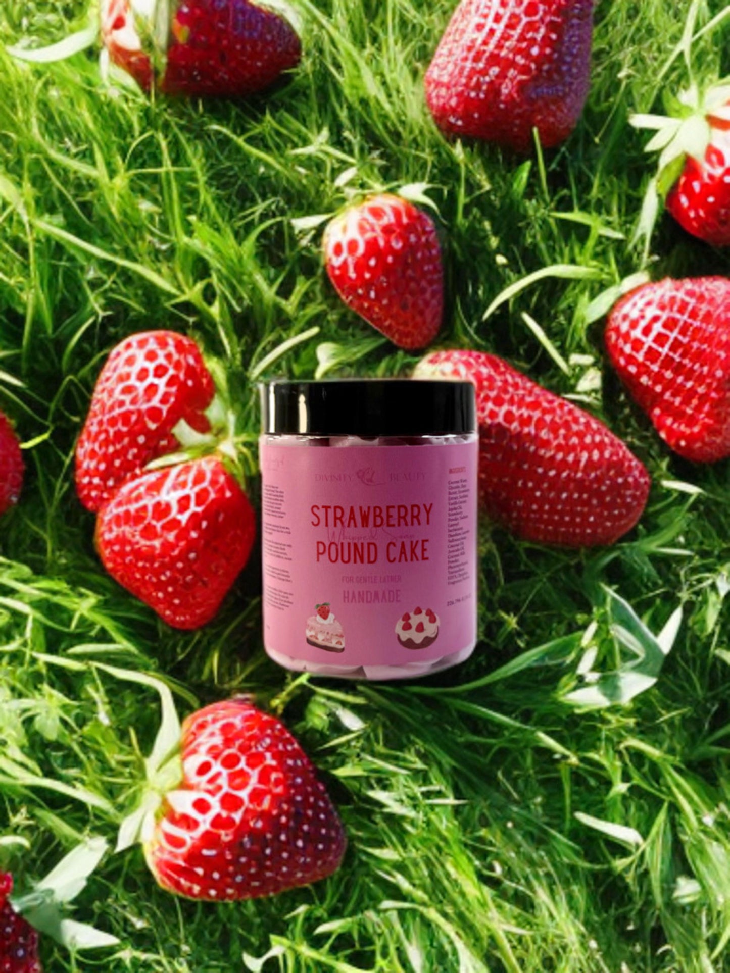 Strawberry Pound Cake Whipped Soap