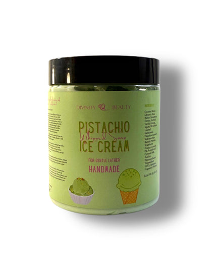 Pistachio Ice Cream Whipped Soap