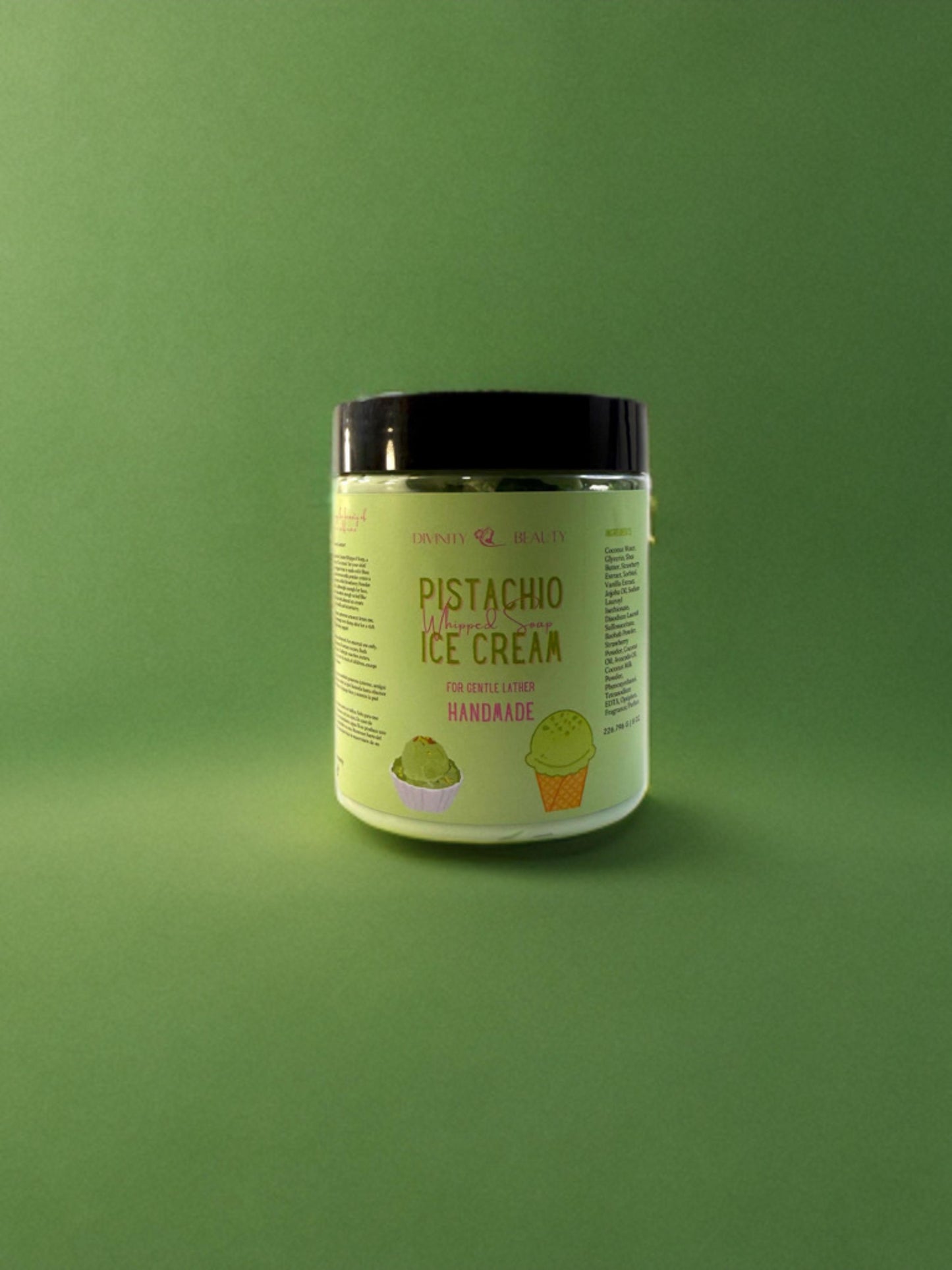 Pistachio Ice Cream Whipped Soap