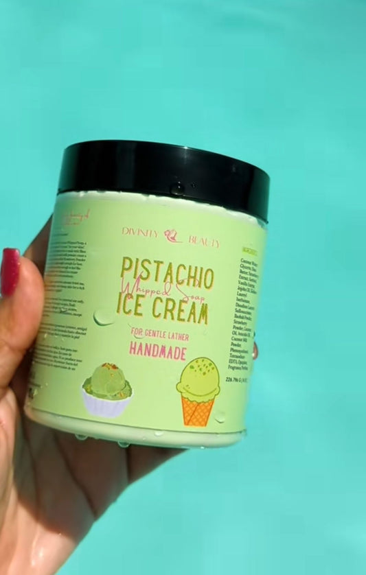 Pistachio Ice Cream Whipped Soap