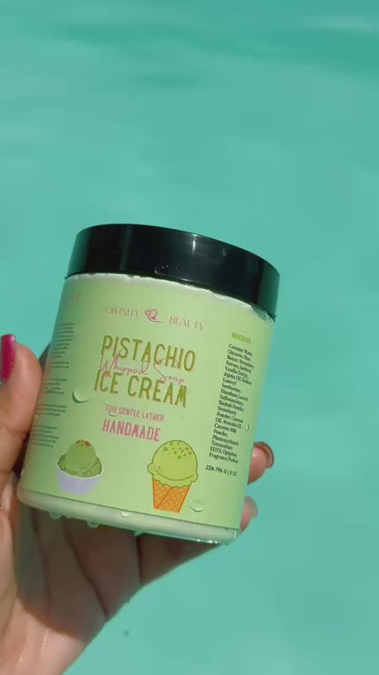 Pistachio Ice Cream Whipped Soap