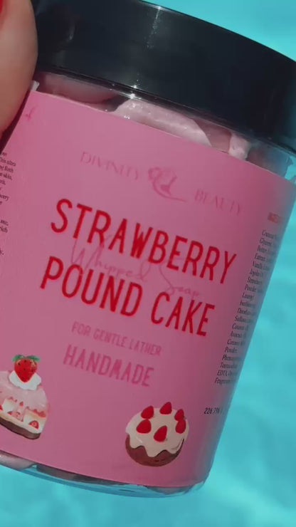 Strawberry Pound Cake Whipped Soap
