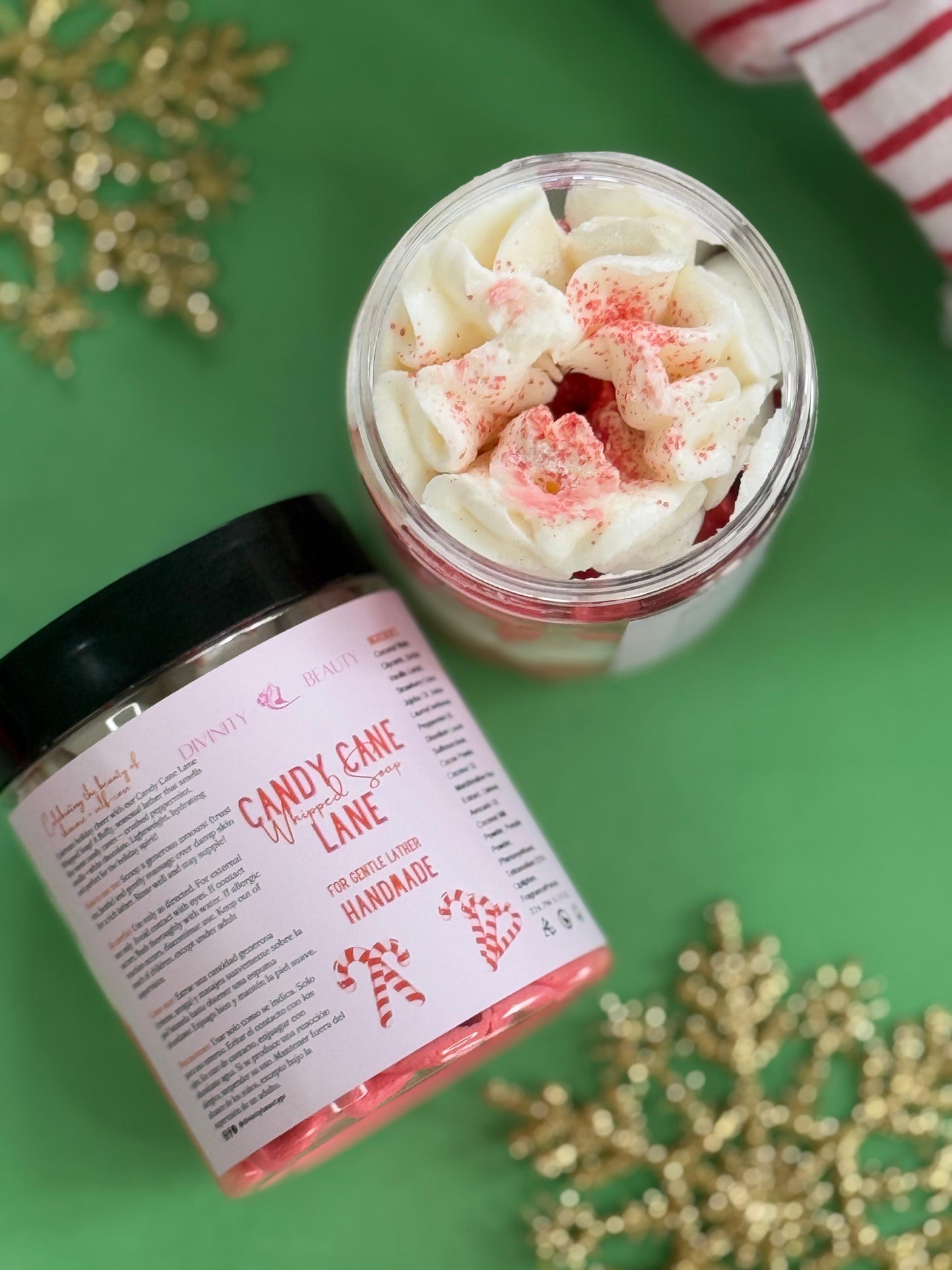 Candy Cane Lane Whipped Soap