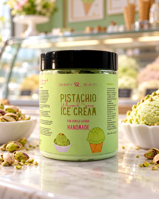 Jabón Batido de Helado de Pistacho