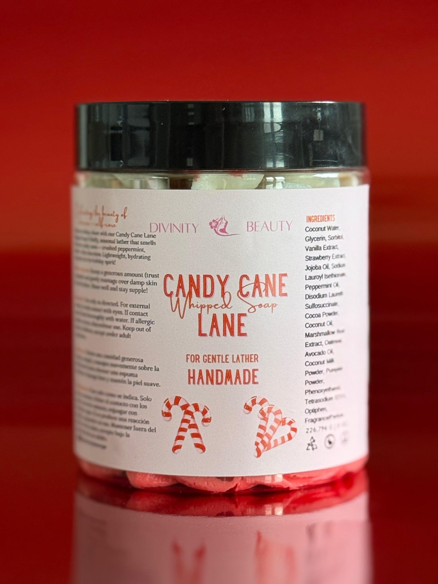Candy Cane Lane Whipped Soap