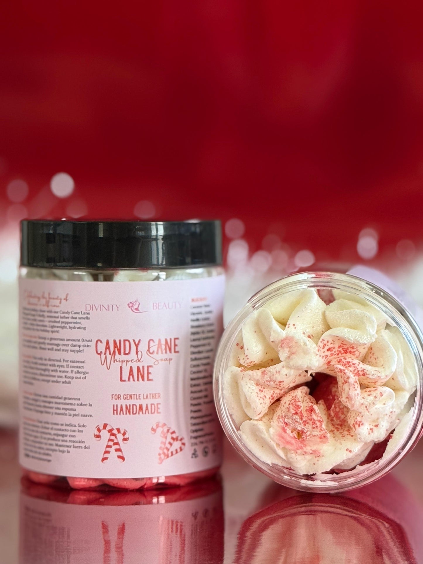 Candy Cane Lane Whipped Soap